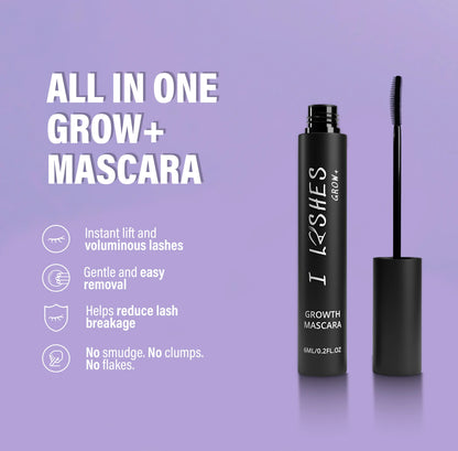 I Lashes Grow+ Mascara — 2-in-1 Mascara & Lash Growth Serum